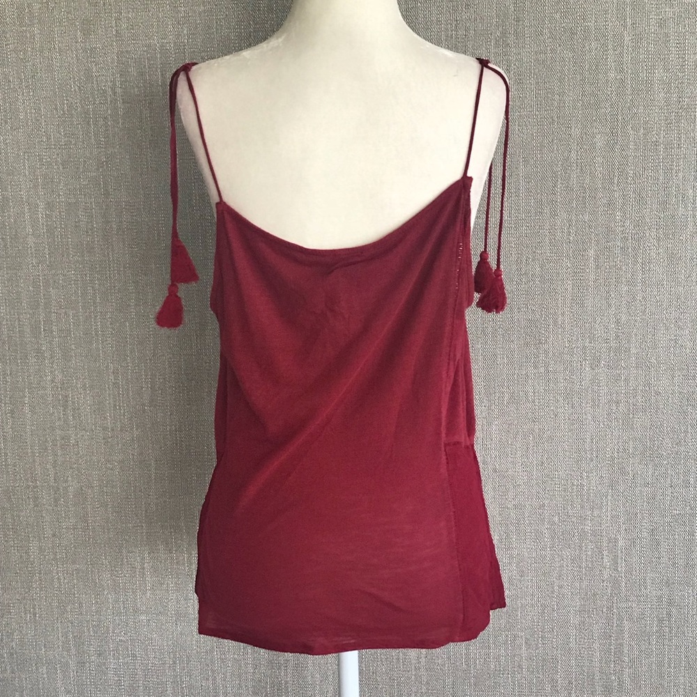 LUCKY BRAND Embroidered Spaghetti Strap Cami Top - Picture 5 of 6